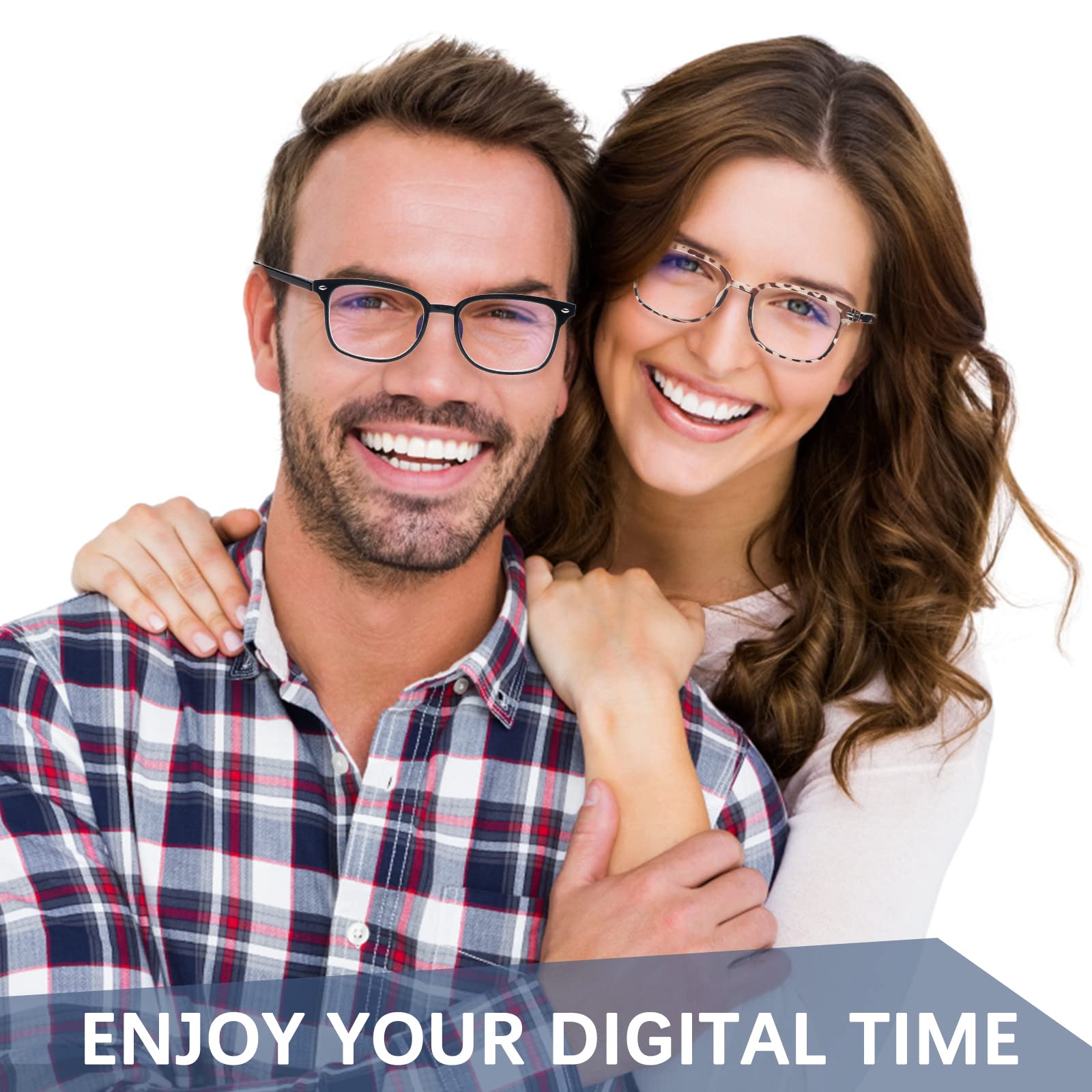 3 gafas de lectura multifocales progresivas con bloqueo de luz azul multifocal para hombre y mujer con bisagra de resorte