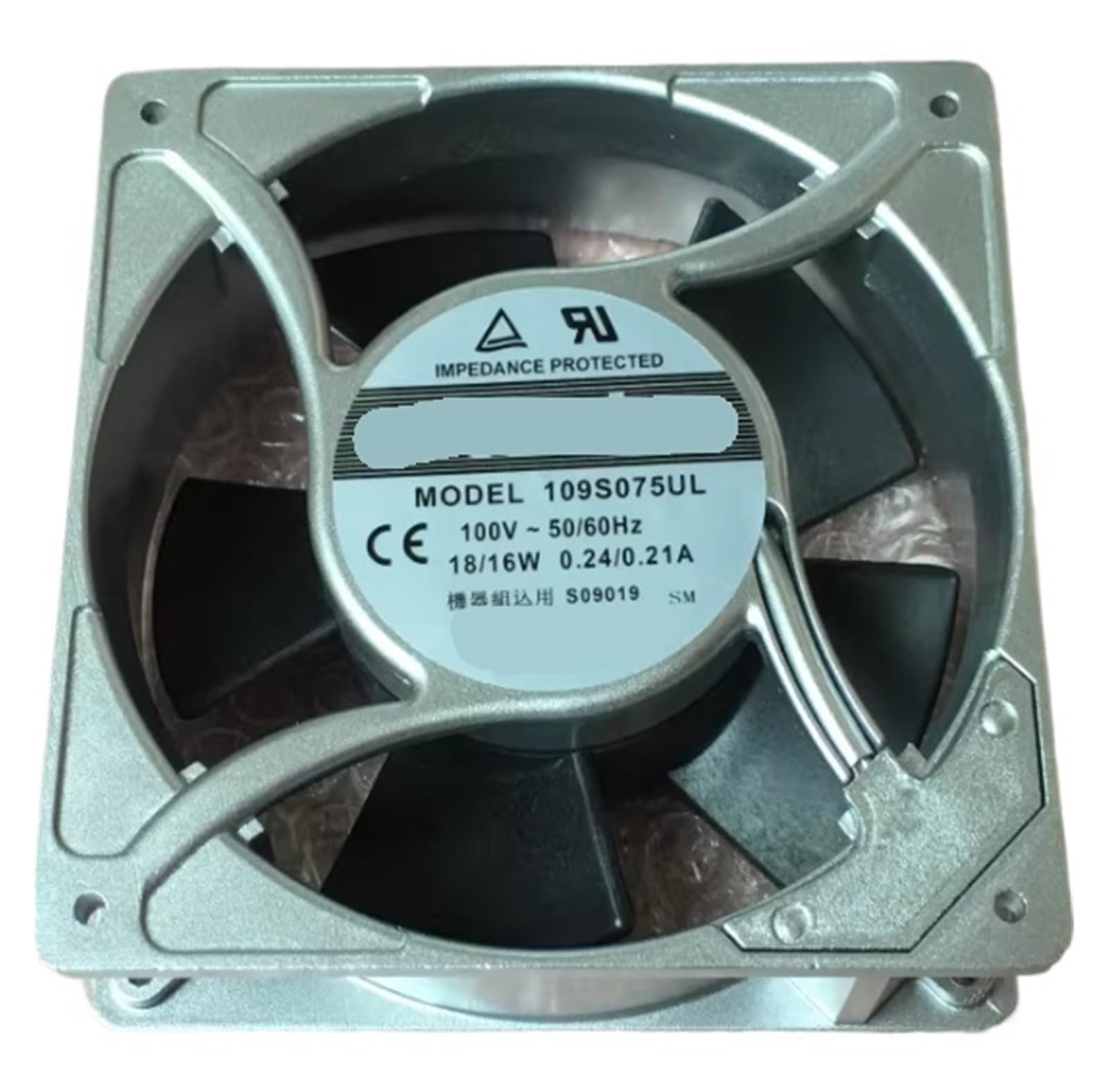 Lzikkgki One Color 109S075ul Ac 100V 18W 120X120x38mm Cooling Fan