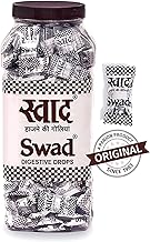 Swad Candy Jar (Digestive & Tangy Indian Masala Flavour Sweet Toffee) 200 Candies Jar