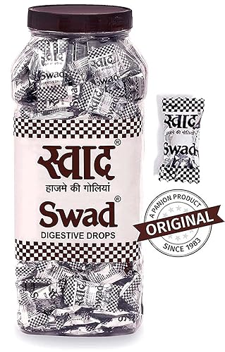 Swad Tarro de caramelo de chocolate digestivo, 150 caramelos