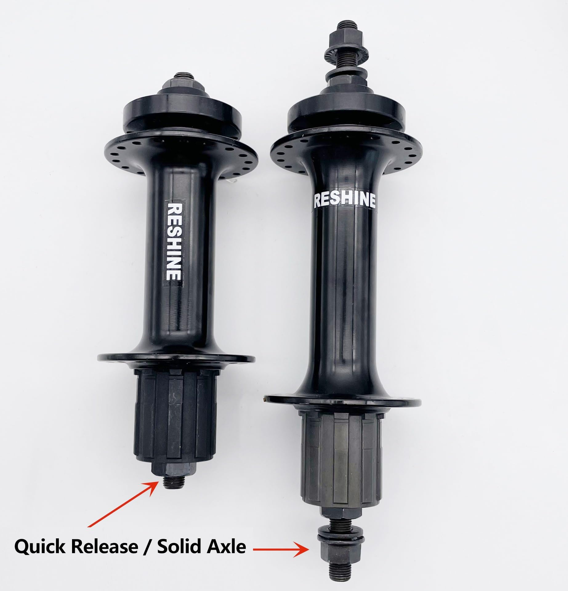 Parte della Ruota for Bici Fat Tire Mozzo Posteriore 170/190mm Mozzo Anteriore 135mm Mozzo a Cassetta 8-10 velocità ASSE a 36 Fori