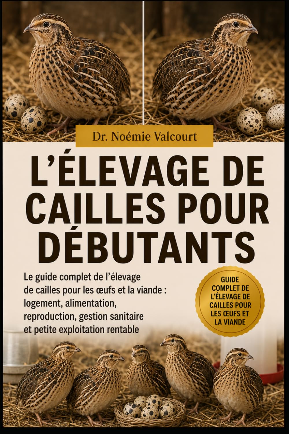 L'ÉLEVAGE DE CAILLES POUR DÉBUTANTS: Le guide complet de l'élevage de cailles pour les œufs et la viande : logement, alimentation, reproduction, gestion sanitaire et petite exploitation rentable