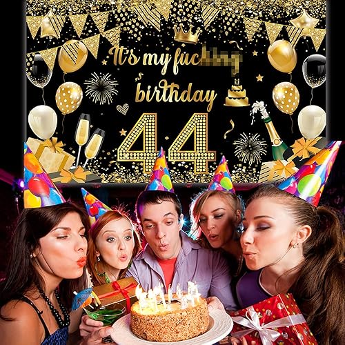 Miniatura 9 de Fondo de pancarta con texto en inglés "It's My Birthday", fondo grande para decoraciones de fiesta de cumpleaños, divertidos suministros de