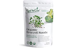 Organic Broccoli Seeds: Sprouting Superfood for Health