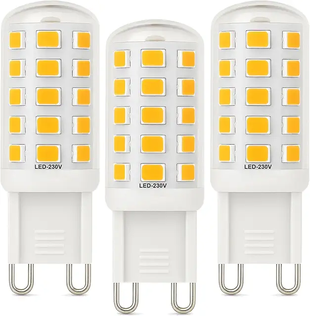 Brantoo G9 LED Glühbirnen 3W, entspricht 40W Halogen, Warmweiß 2700K, 3 Stück