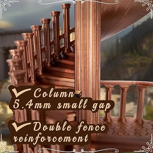 Miniatura 3 de JstFrU Torre de dados DND con bandeja para juegos de rol, Calabozos y Dragones, D&D, TRPG, 7 dados incluidos, torre rodante perfecta de castillo