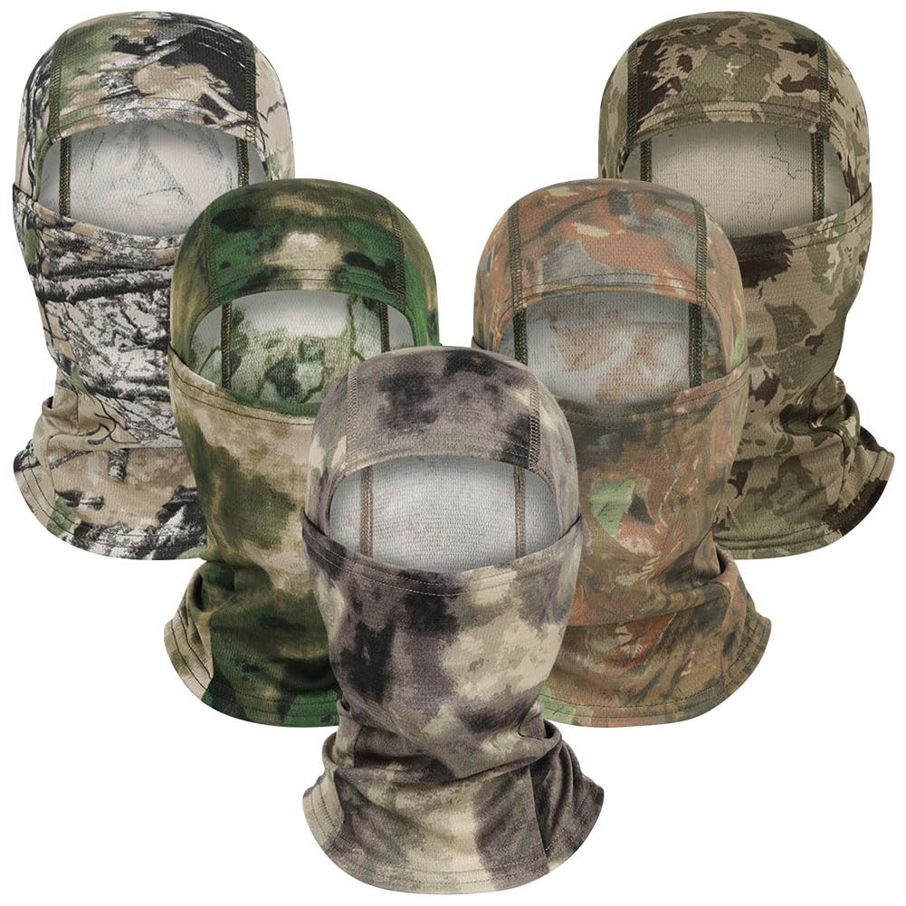 Camo Balaclava Ski Mask UV Face Cover for Motorcycle Hunting