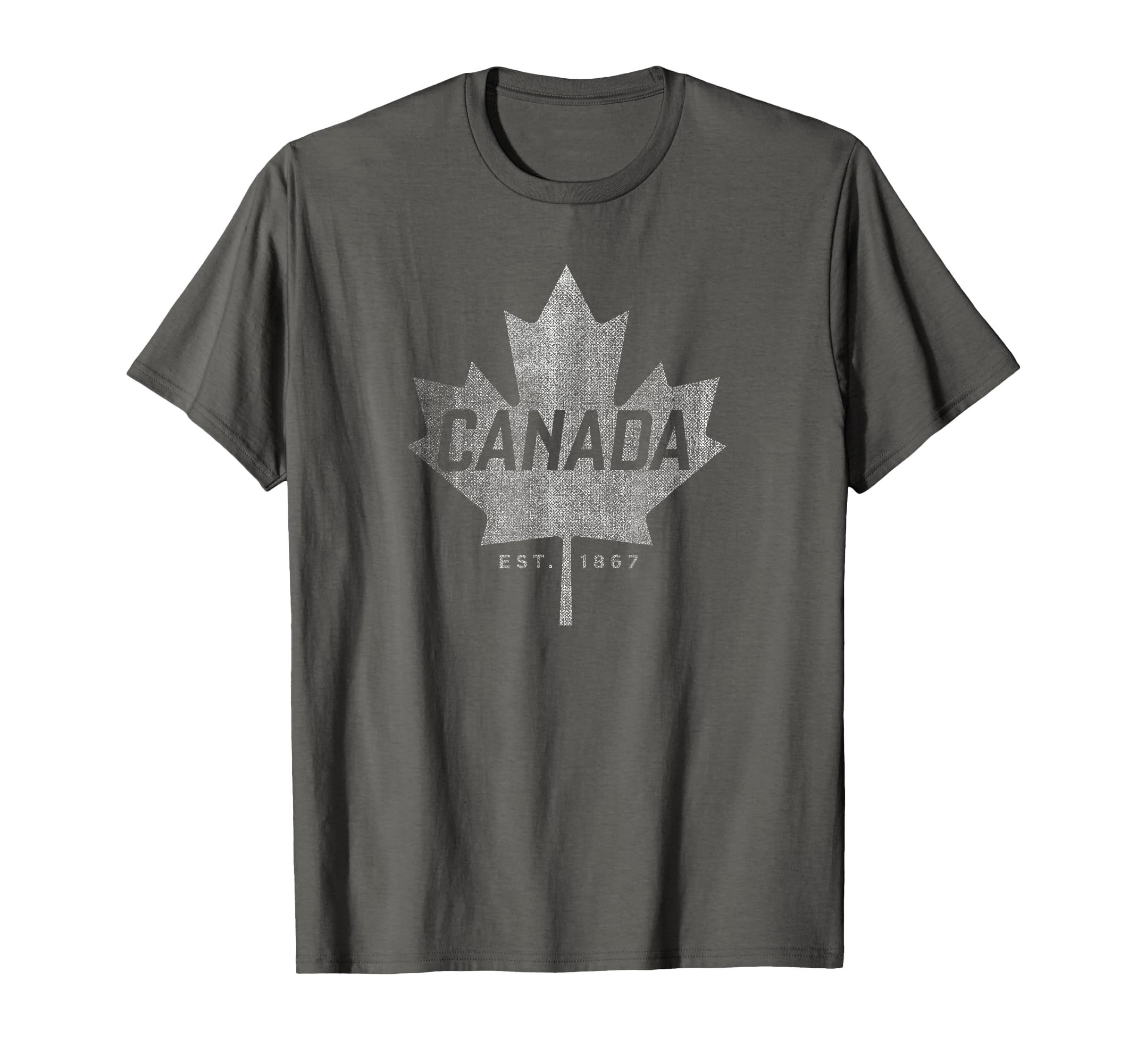 Canada Maple Leaf T-Shirt - Canada Est. 1867 Vintage Sport T-Shirt
