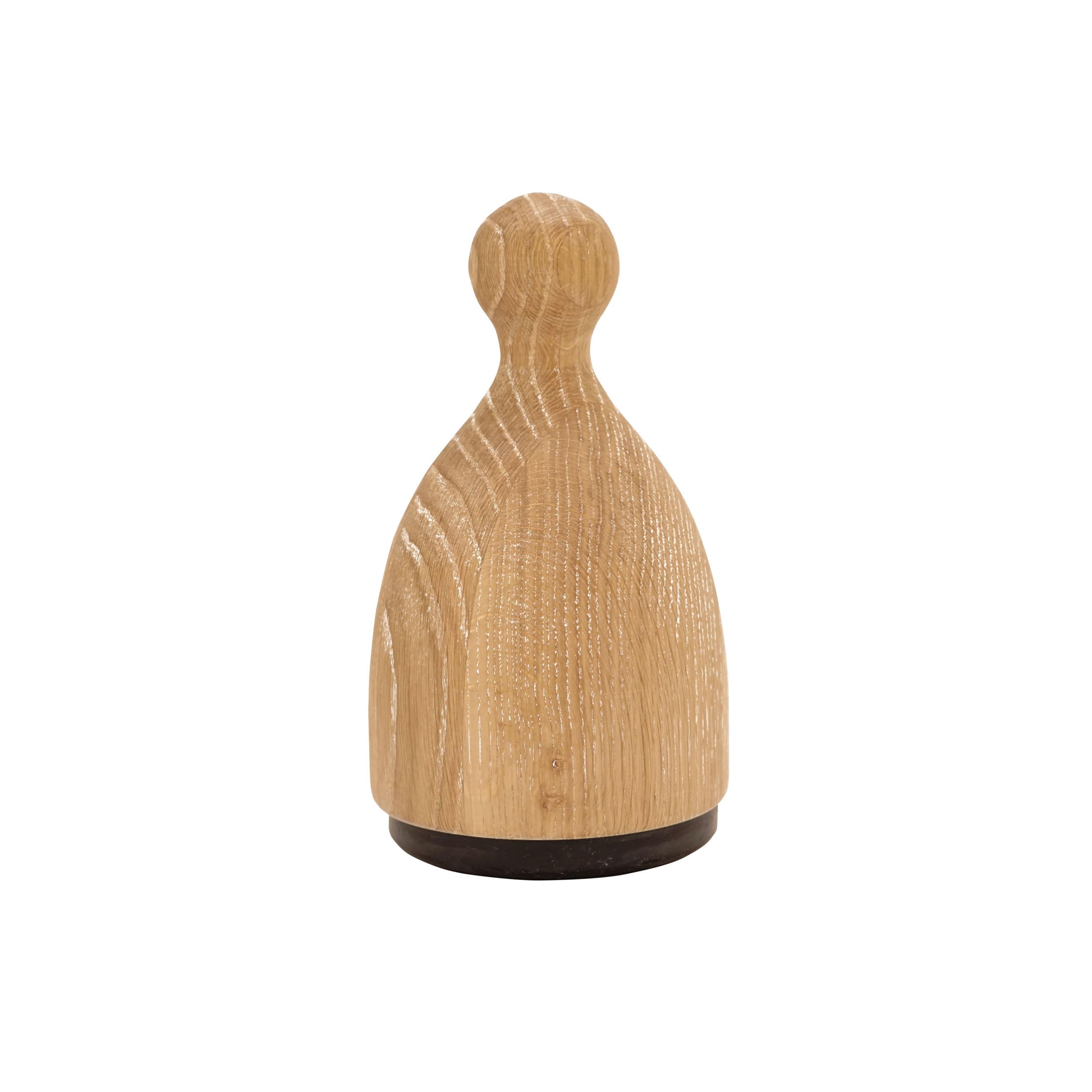 Door Stop, Fermaporta, Supporto Scatola, Legno, Gomma, Quercia Calcinata