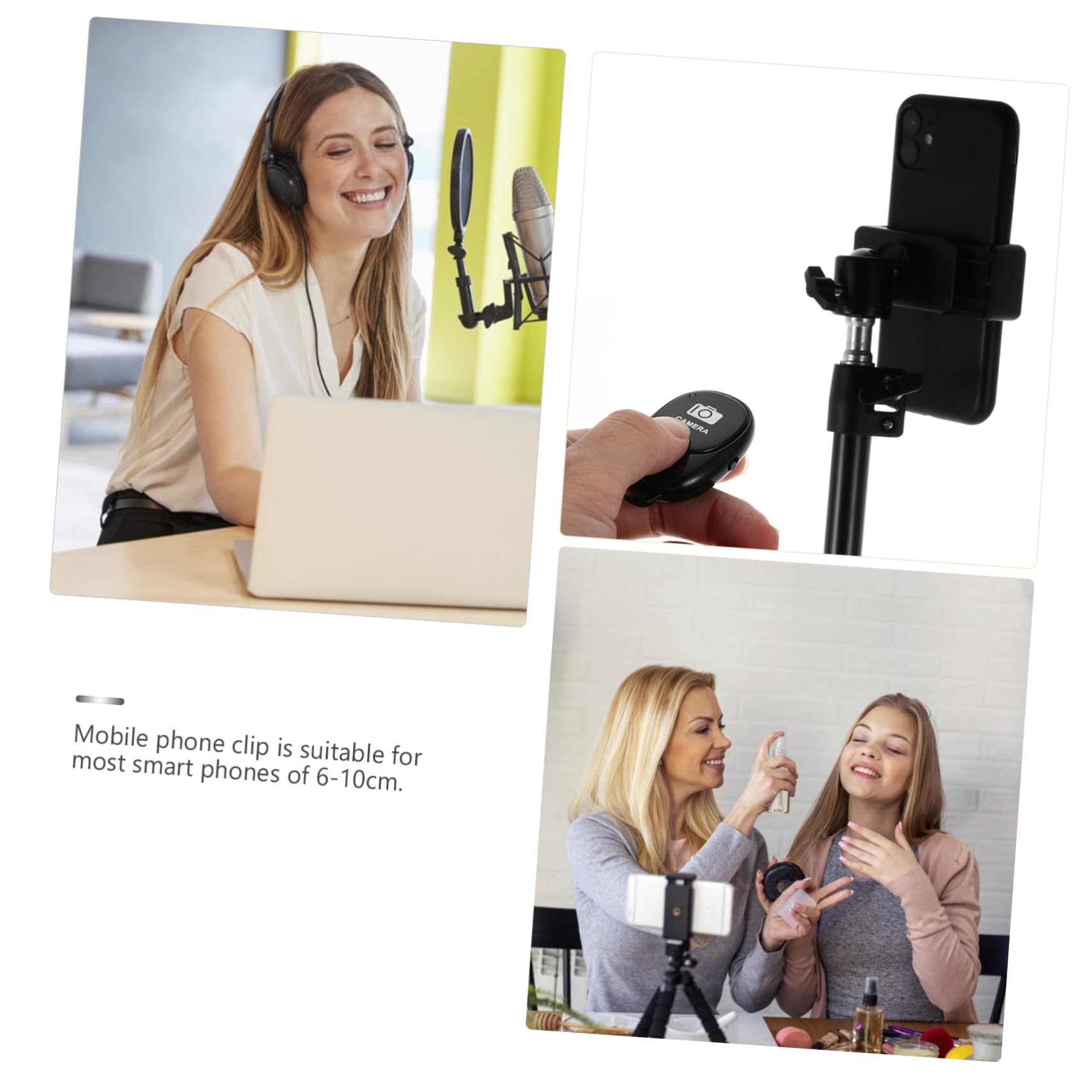 STOBOK 1set Supporto Per Smartphone Per Livestreaming Treppiede Portatile Per Videochiamate e Fotografia Professionale