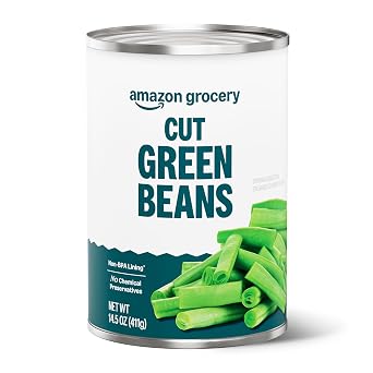 Amazon Grocery, Cut Green Beans, 14.5 Oz