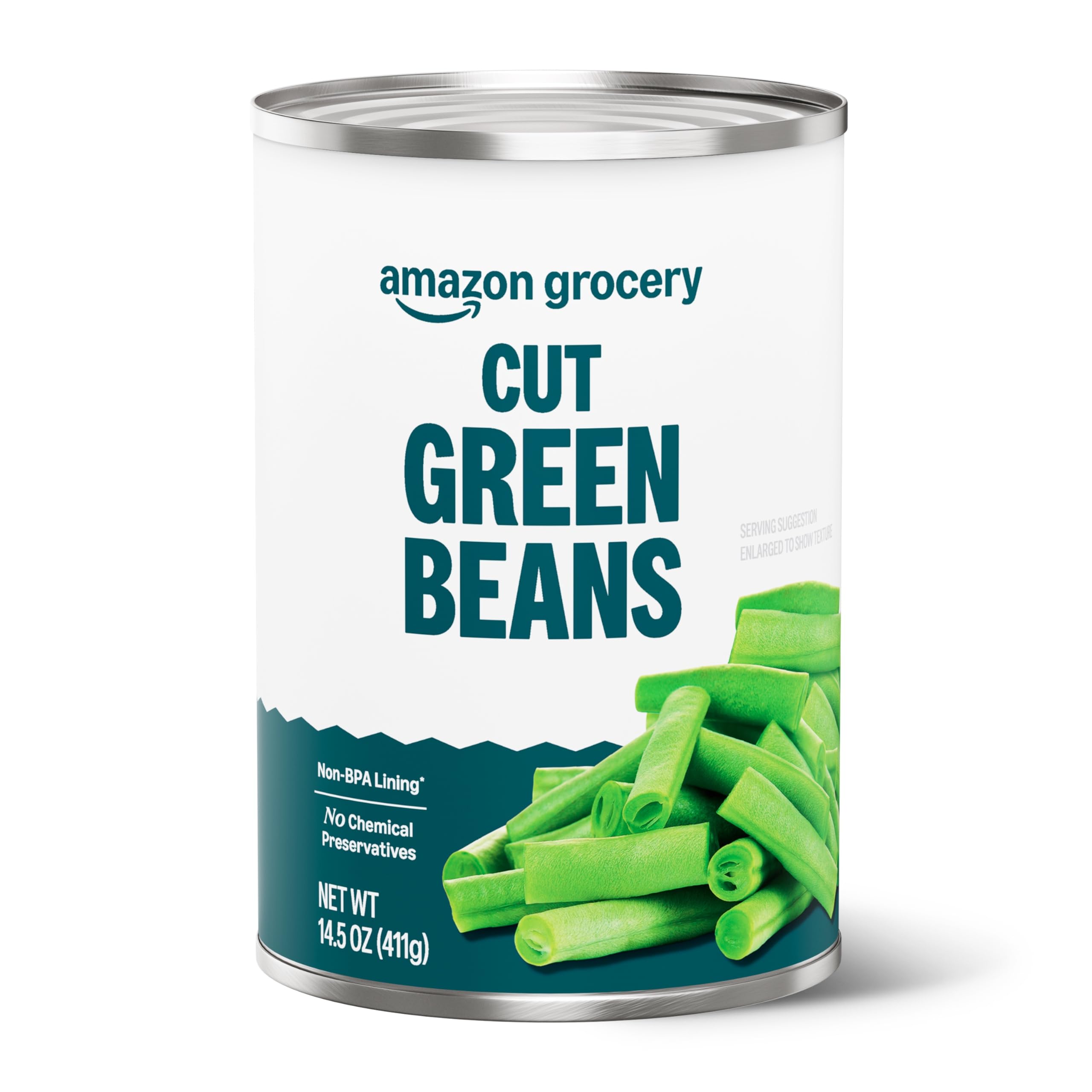 Amazon GroceryCut Green Beans, 14.5 Oz (Previously Amazon Fresh, Packaging May Vary)