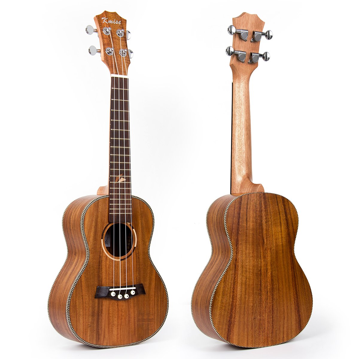 Kmise Konzert Ukulele Hawaii Gitarre 58,4 cm 18 Bünde mit Fichte Palisander