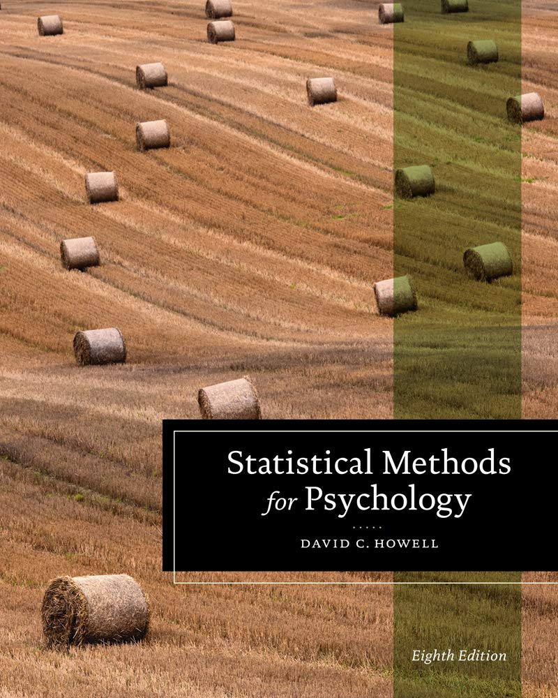 Statistical Methods for Psychology (PSY 613 Qualitative Research and Analysis in Psychology)