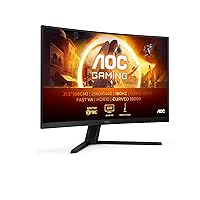 AOC Gaming CQ32G4VE Monitor curvo QHD da 32 pollici, 180 Hertz