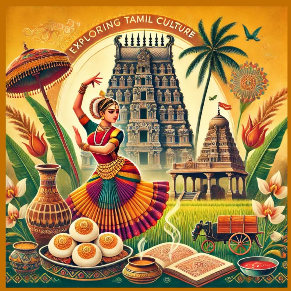 Exploring Tamil Culture: Coloring Book A Journey Through Tamil Traditions, Art, and Festivals!