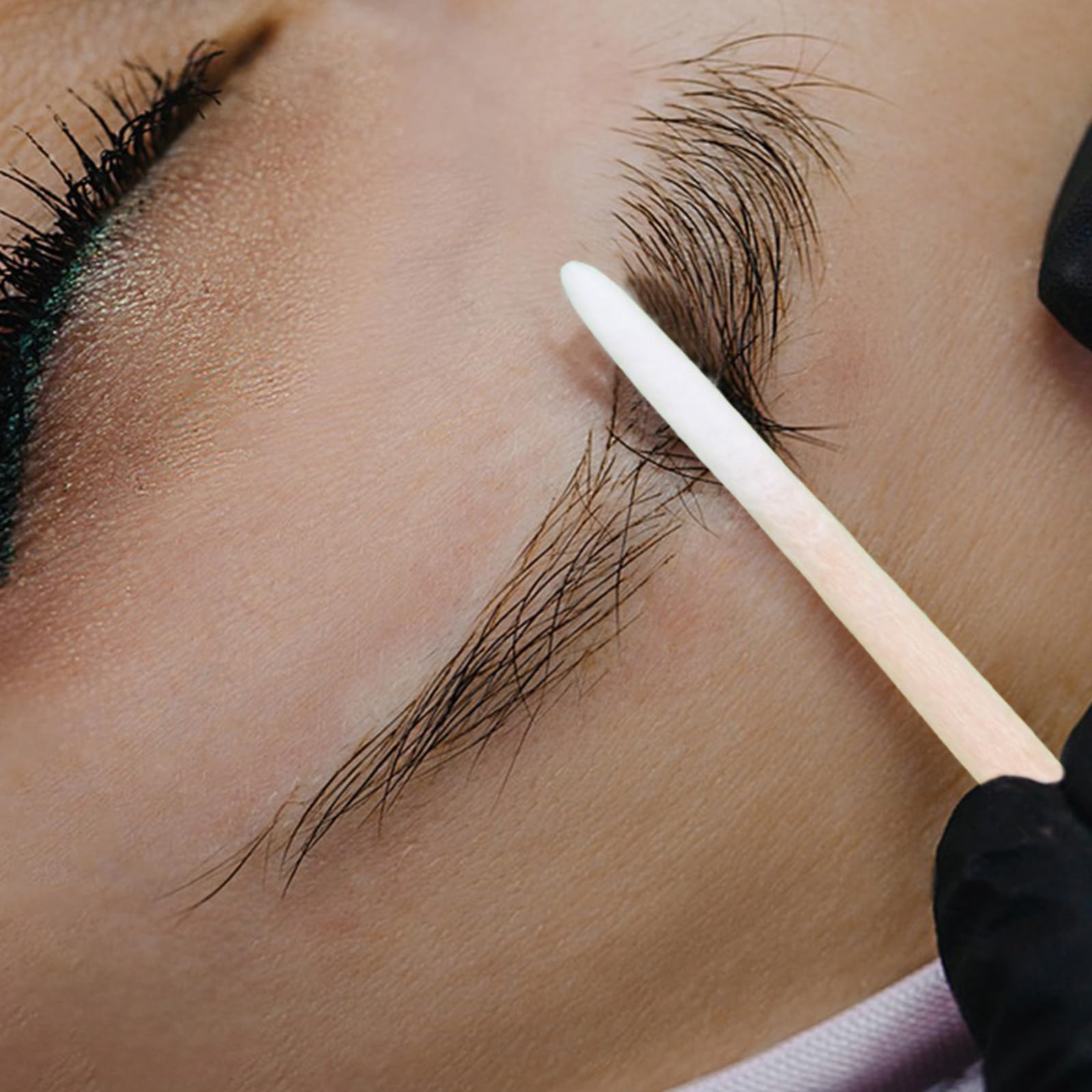 600 Tamponi Di Cotone Appuntiti - Con Manico In Legno Per Trucco E Beauty