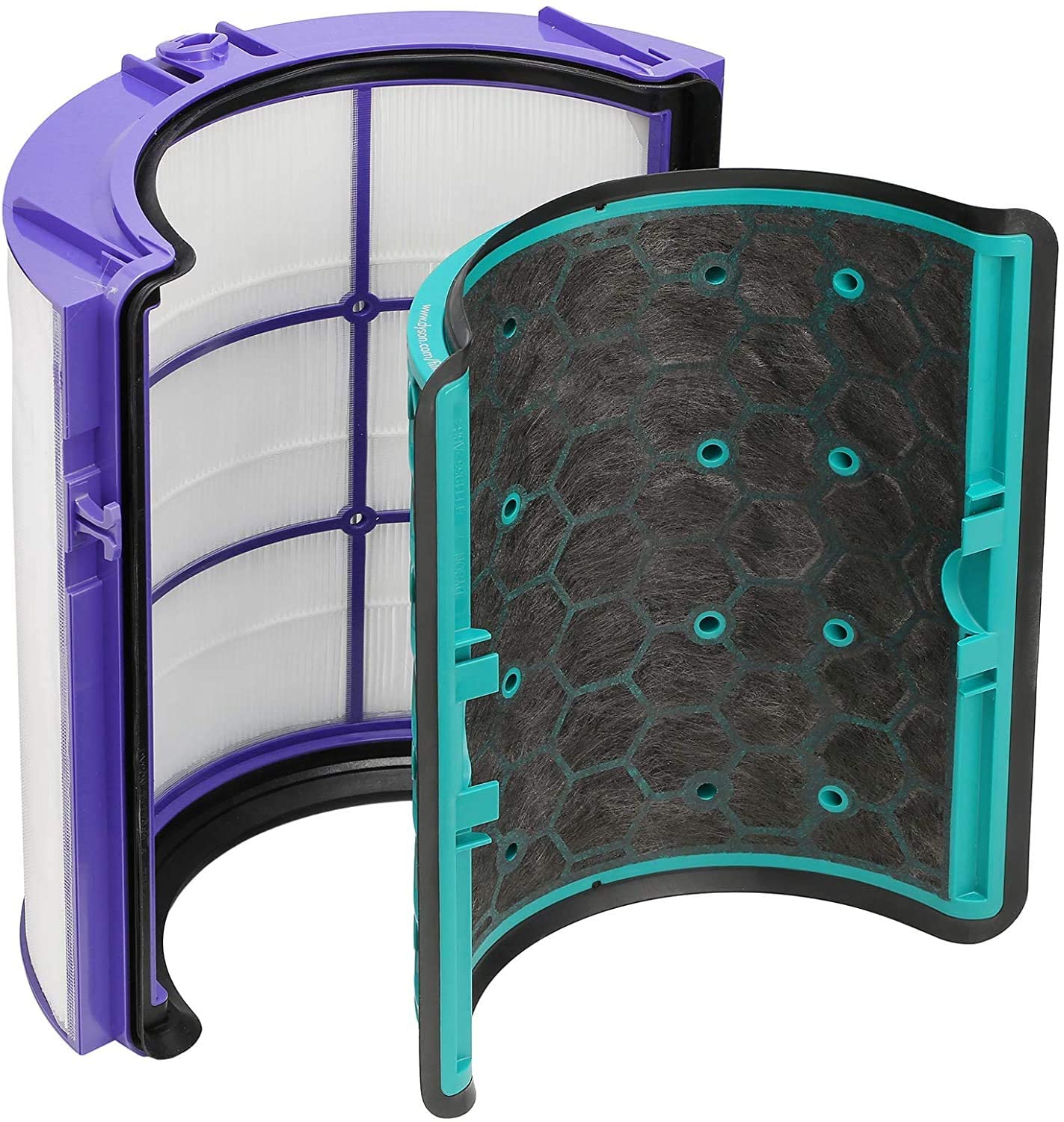 Accessoires de filtre de rechange compatibles avec le purificateur d'air et le ventilateur Hepa Dyson HP04 TP04 DP04 Pure Cool (comparable au 969048-01)