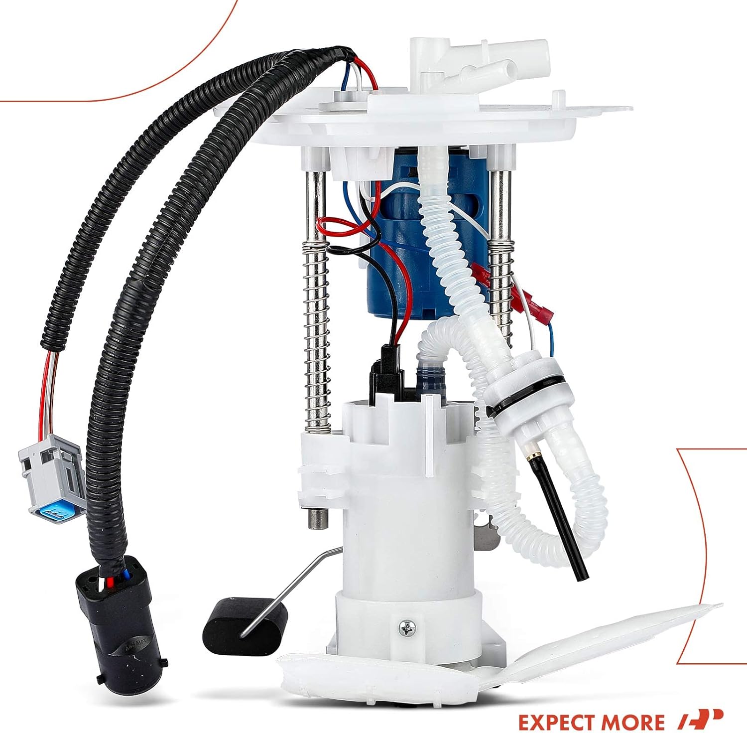A-Premium Electric Fuel Pump Assembly w/Sending Unit Compatible with Ford Explorer, Explorer Sport Trac & Mercury Mountaineer, 2006 2007 2008 2009, 4.0L 4.6L, Replace# 6L2Z9H307A