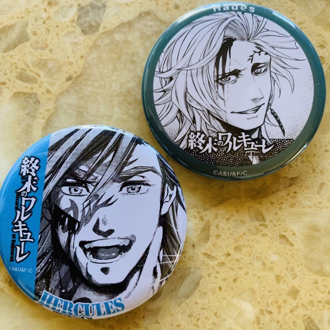 終末のワルキューレ TSUTAYA バトル缶バッジ ハデス 2個セット Amazon.co.jp: 終末のワルキューレ 終ワル 缶バッジ ハデス