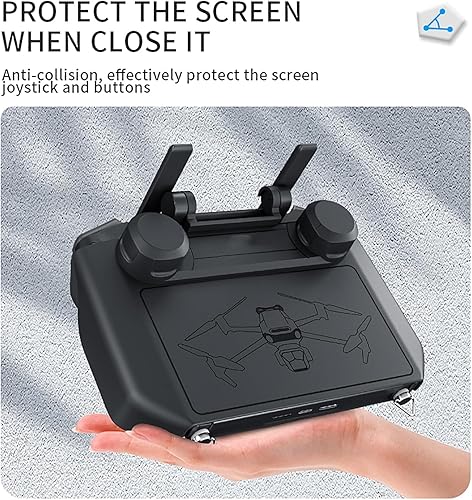 Miniatura 6 de Mavic 3 Pro 2 en 1 RC Pro Controller Sun Hood, RC Joysticks Protector de pantalla Parasol para DJI Mavic 3 Pro/DJI Mini 3 Pro/DJI Air 2S RC Pro