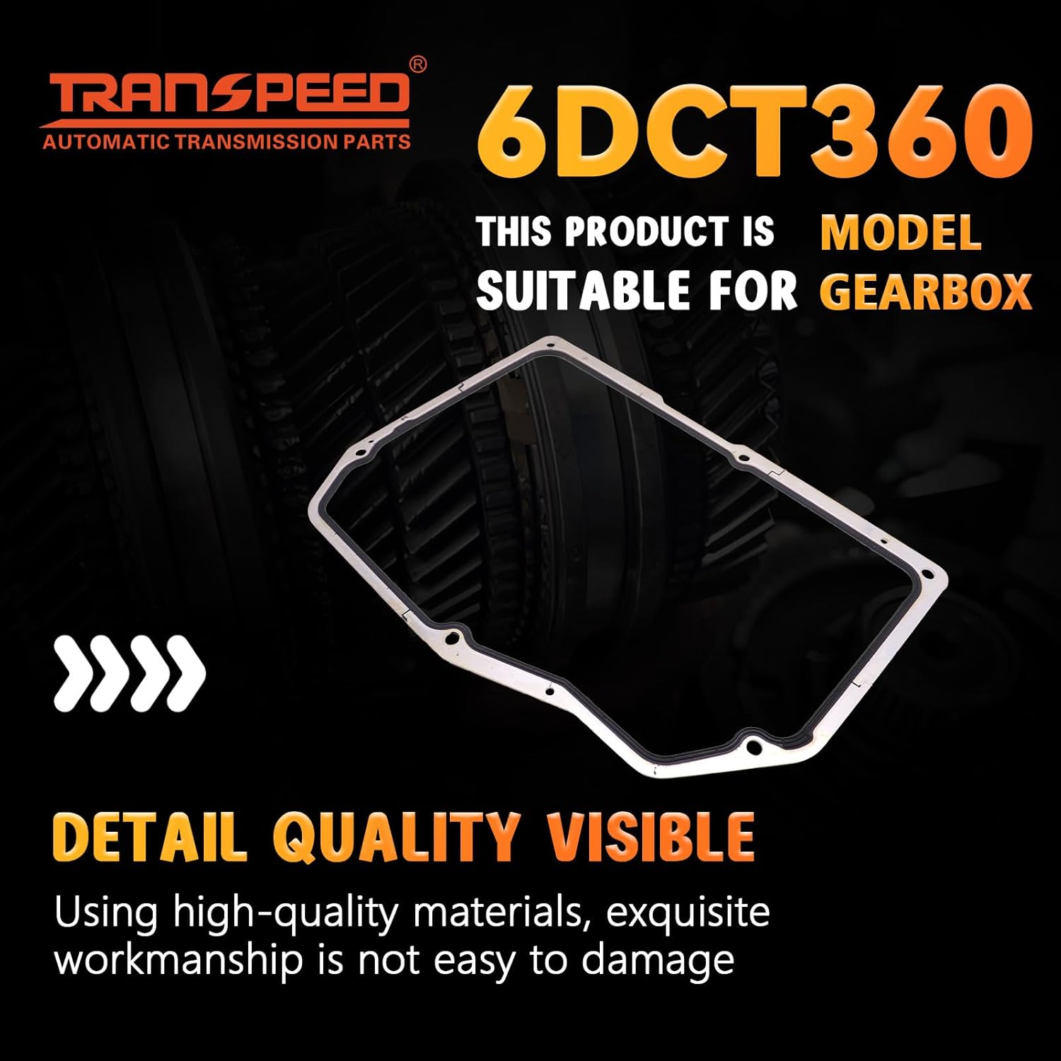 TRANSPEED 6DCT360 Auto Transmission Oil Pan Gasket For Ford Zotye MG MG6 DCT360