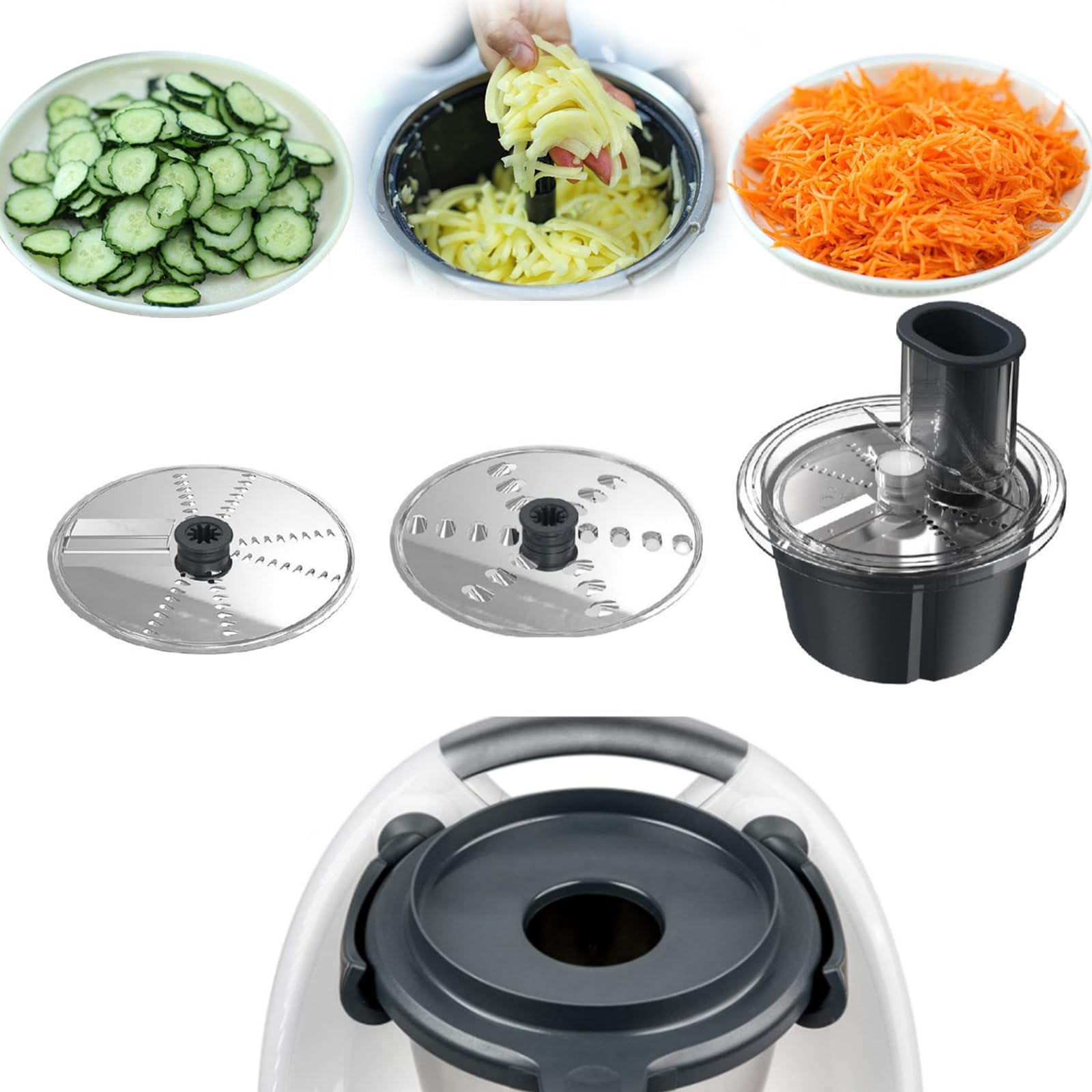 Machines de découpe de légumes et de fromages multifonctions pour mélange chaud, Thermomix accessoires de mélange chaud tm6 et tm5 accessoires pour broyeur de fromage