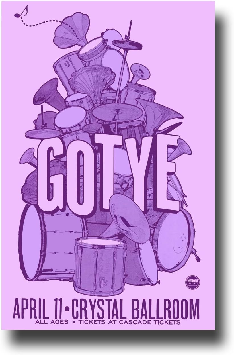 Gotye Poster - 11 x 17 Concert Promo on the "Like Drawing Blood" Album Tour -- CB