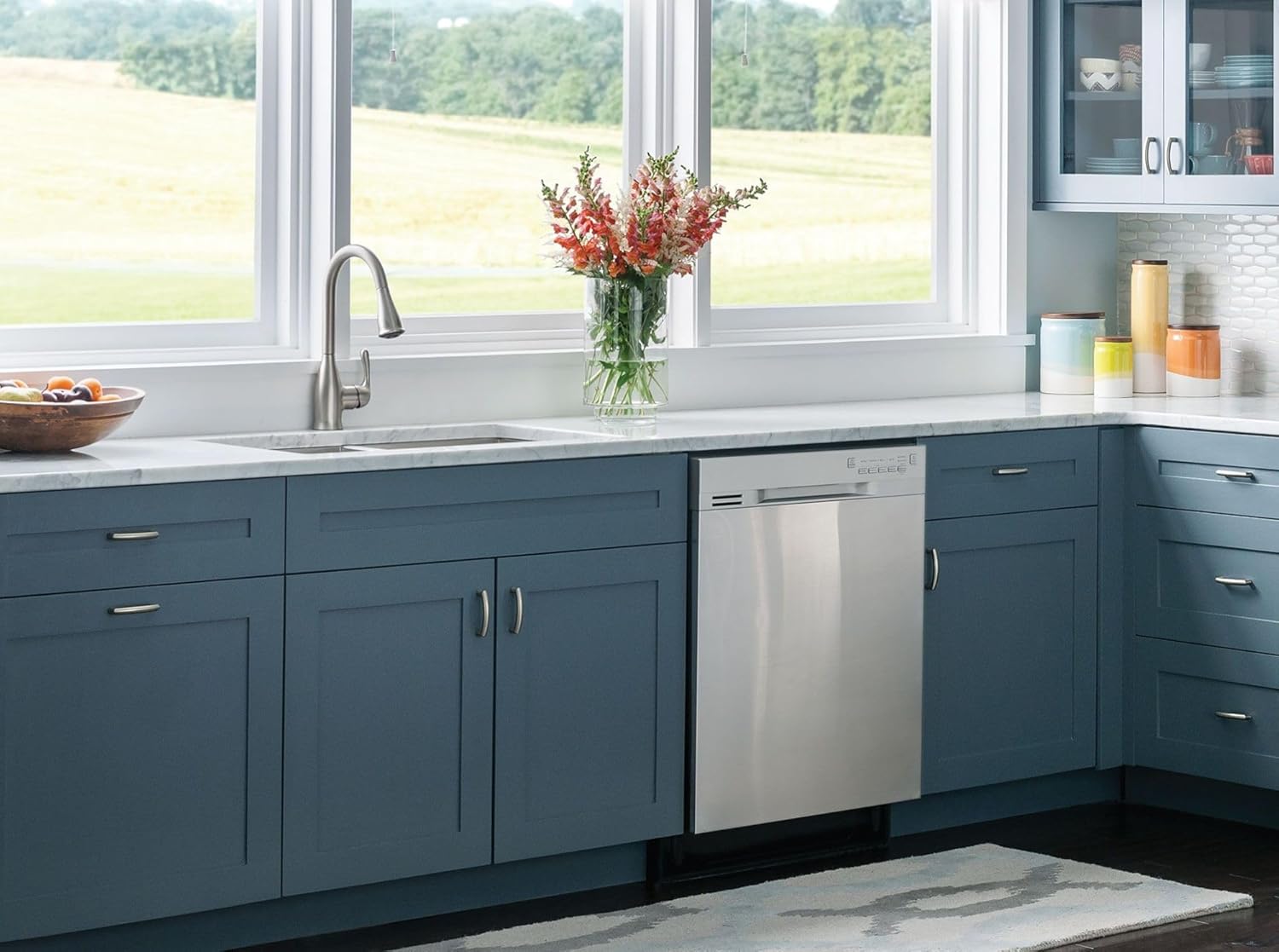 Moen Kaden Spot Resist Stainless One-Handle Transitional Kitchen Pulldown Faucet with Reflex and Power Clean Spray Technology, 87966SRS - Image 6