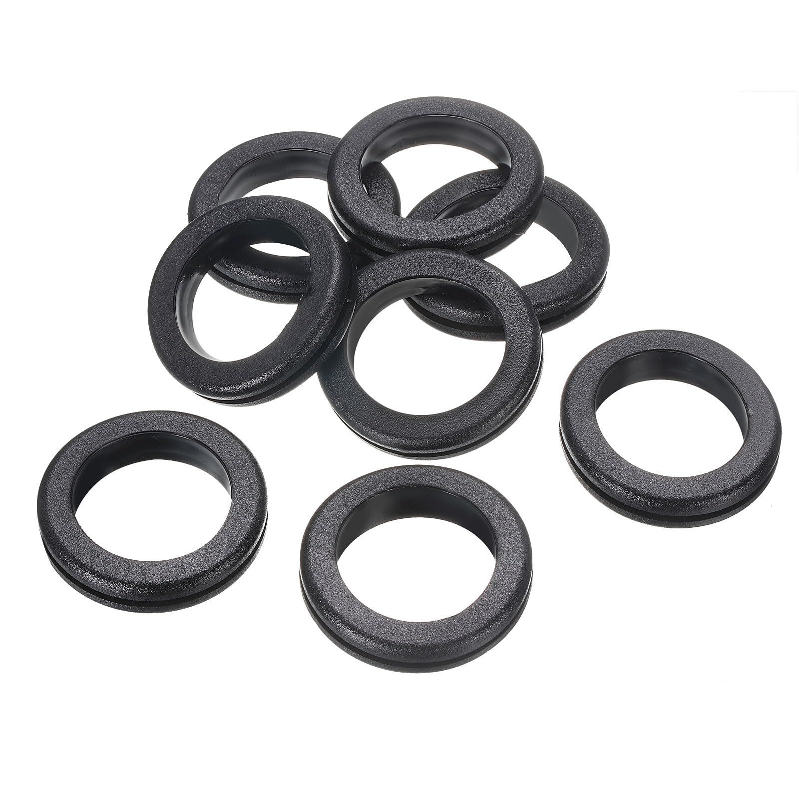 uxcell 8Pcs Rubber Grommets 1-9/16 ID, 1-3/4 Drill Hole, Firewall Grommet Automotive Rubber Hole Eyelet Ring Gasket for Wire Cable Hose Protection,