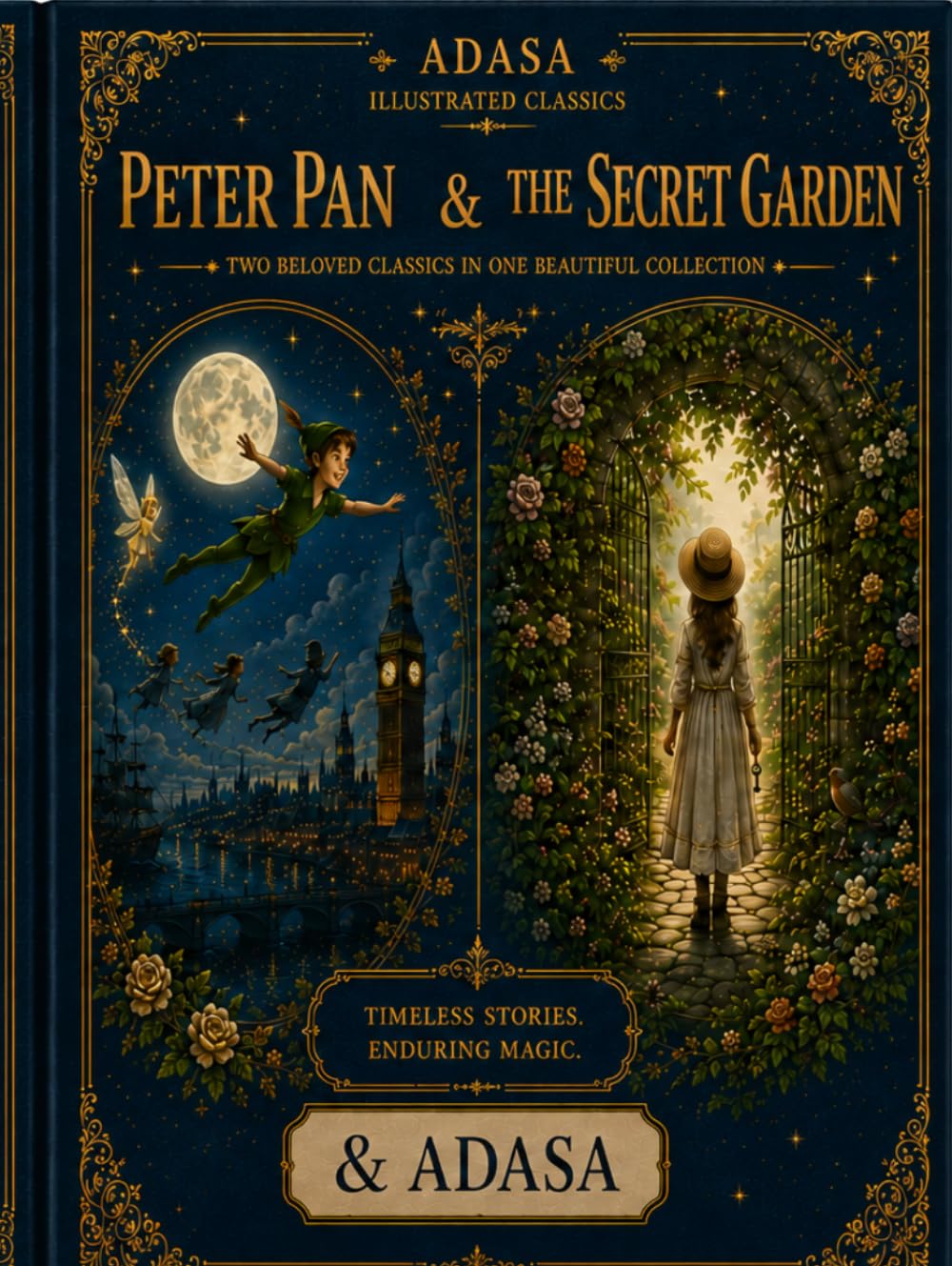 Illustrated Children’s Classics: Peter Pan & The Secret Garden (2 Book Set)