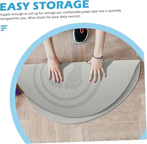 Miniatura 8 de Alfombrilla de yoga antideslizante para entrenamiento para el hogar, alfombra de lucha libre, alfombra circular, mesa de café, almohadilla de salto,