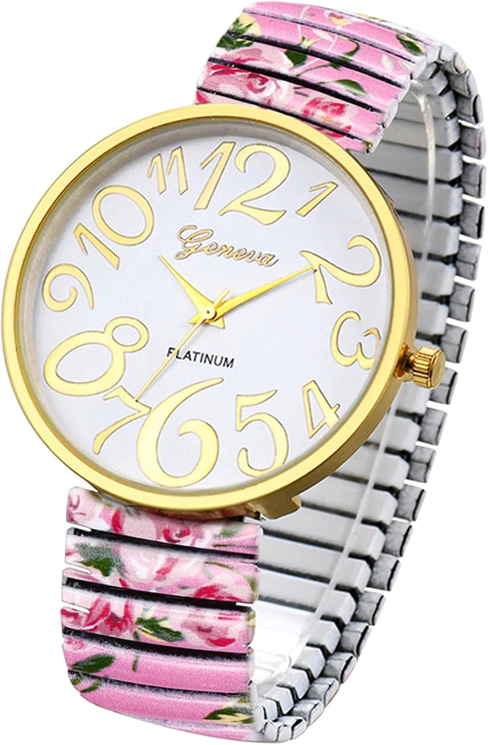 OIDEA Women’s Easy Reader Watch: Bohemian Printed Super