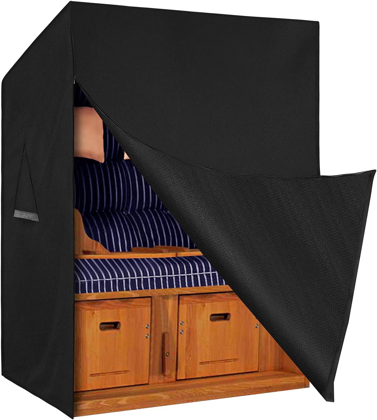 Kronenburg Strandkorb Schutzhülle winterfest aus 420D Oxford Gewebe