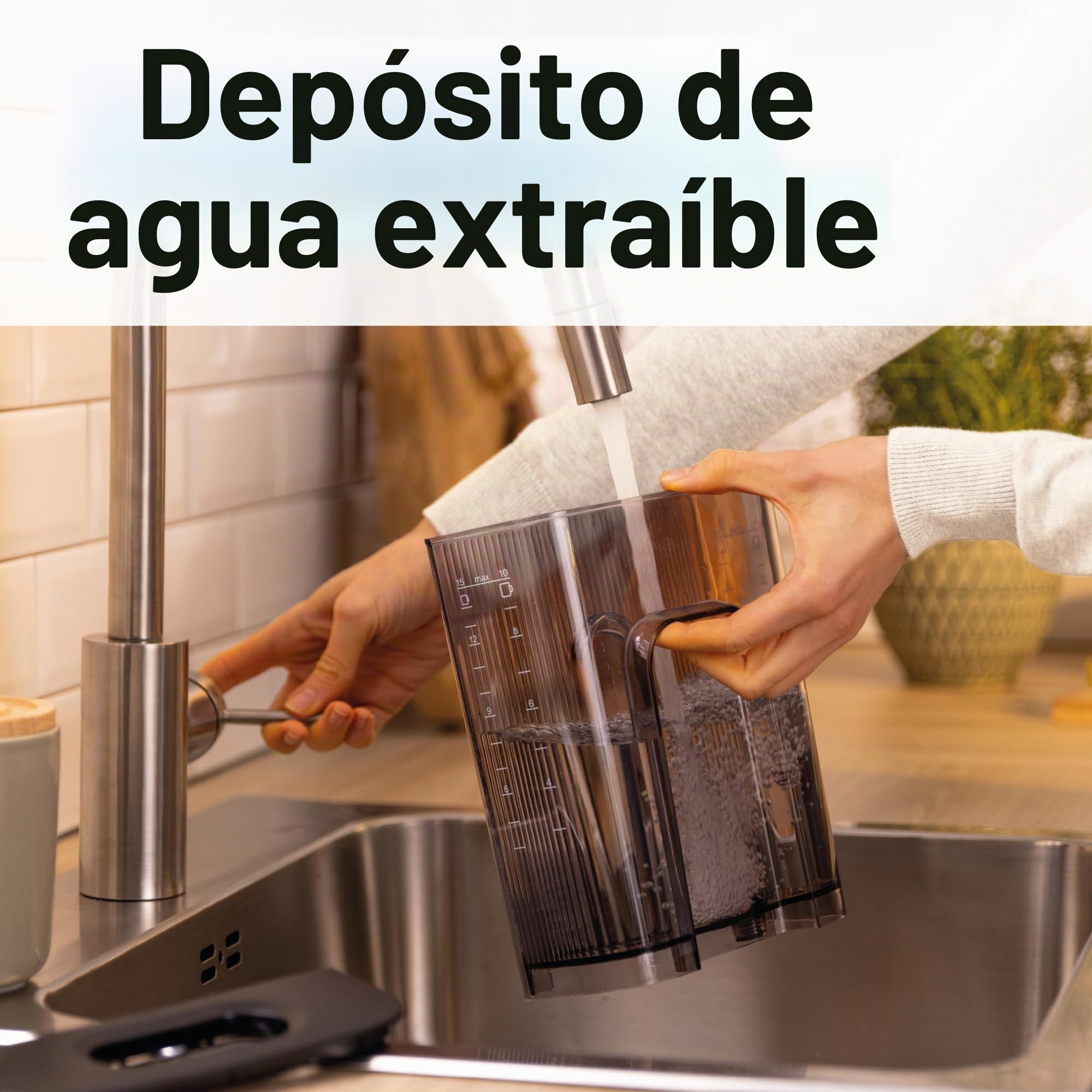 Bosch MyMoment TKA3M133 - Cafetera filtro, jarra de cristal de 1,25 l, para 10 a 15 tazas, función de mantenimiento caliente 60 min, sistema antigoteo, soporte de filtro giratorio, programa de