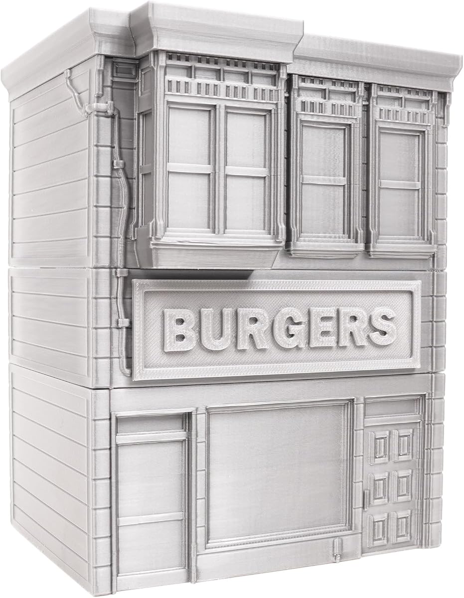 Restaurante de hamburguesas - Terreno de mesa de Corvus Terrain Compatible con MCP 32 mm