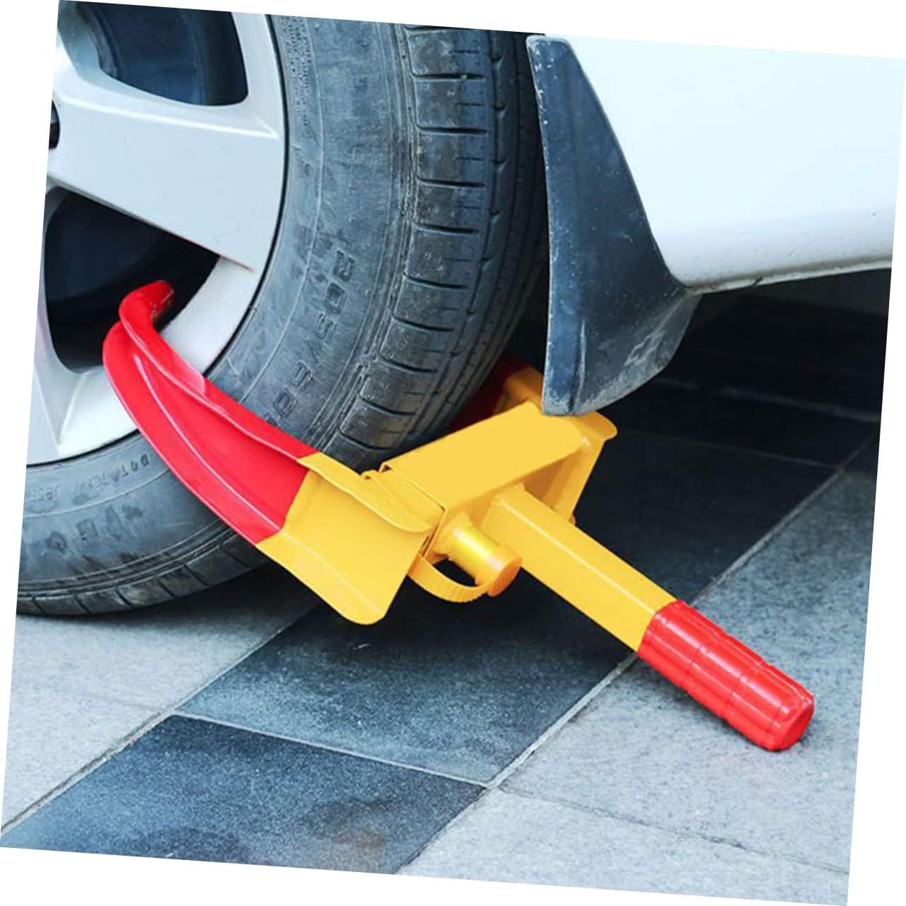 Car Wheel Chock Lock Theft Car Clip with Durable Design for Enhanced Security for Vehicle Protection Against Theft