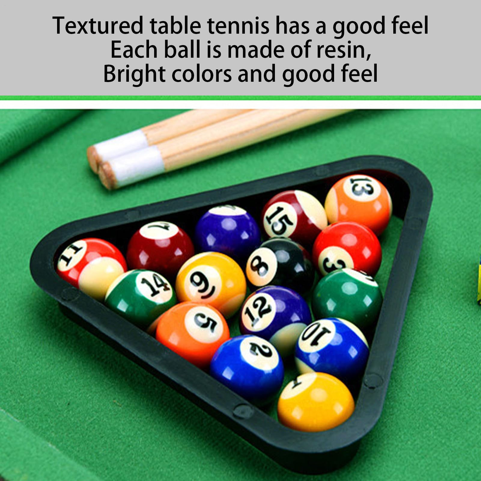 Pequeña Mesa de Billar de Billar, Juego de Piscinas de Mesa - Juegos de establecidos - Equipo de Accesorios, diversión Familiar para la Escuela, reunión Familiar, Viajes, al Aire Libre