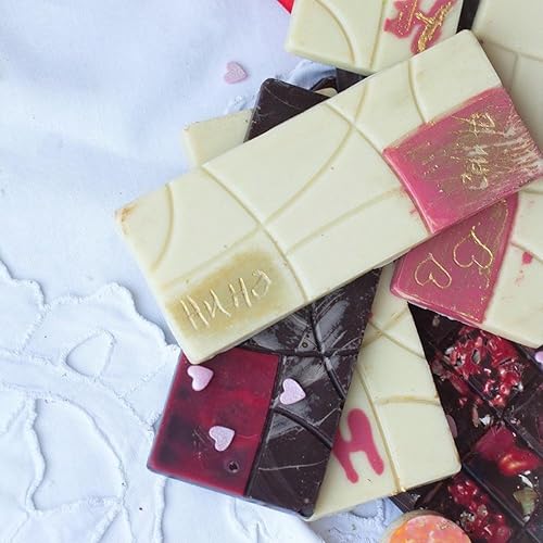 Miniatura 2 de Grainrain molde de chocolate de policarbonato molde de barra de chocolate de policarbonato 4 cavidades (19394)