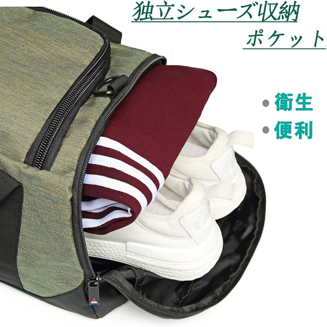 Sports Bag, Men's, Duffle Bag, Men's, Boston Bag, Gym Bag, Backpack, 3-Way, Travel Bag, Shoe Storage, Large Capacity, Waterproof, Lightweight, Separated from Wet and Dry Outdoors, Unisex, Popular