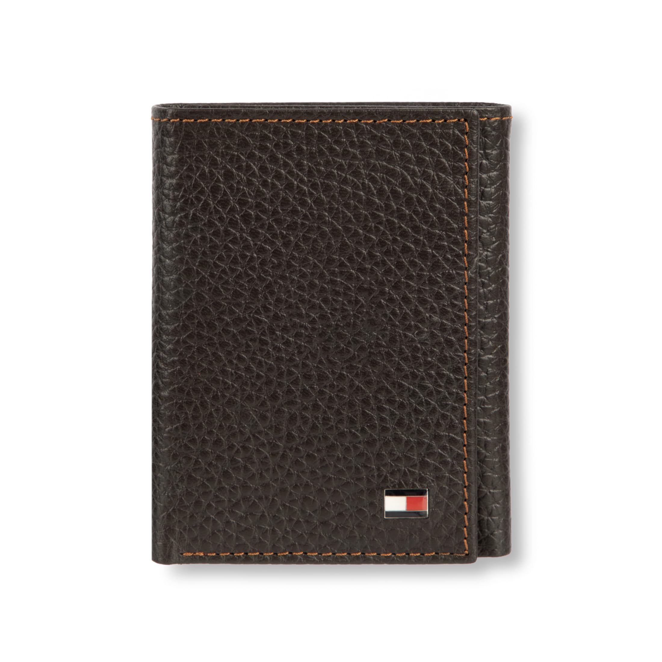 Men's Genuine Leather Isadora Trifold Wallet, Brown, One Size