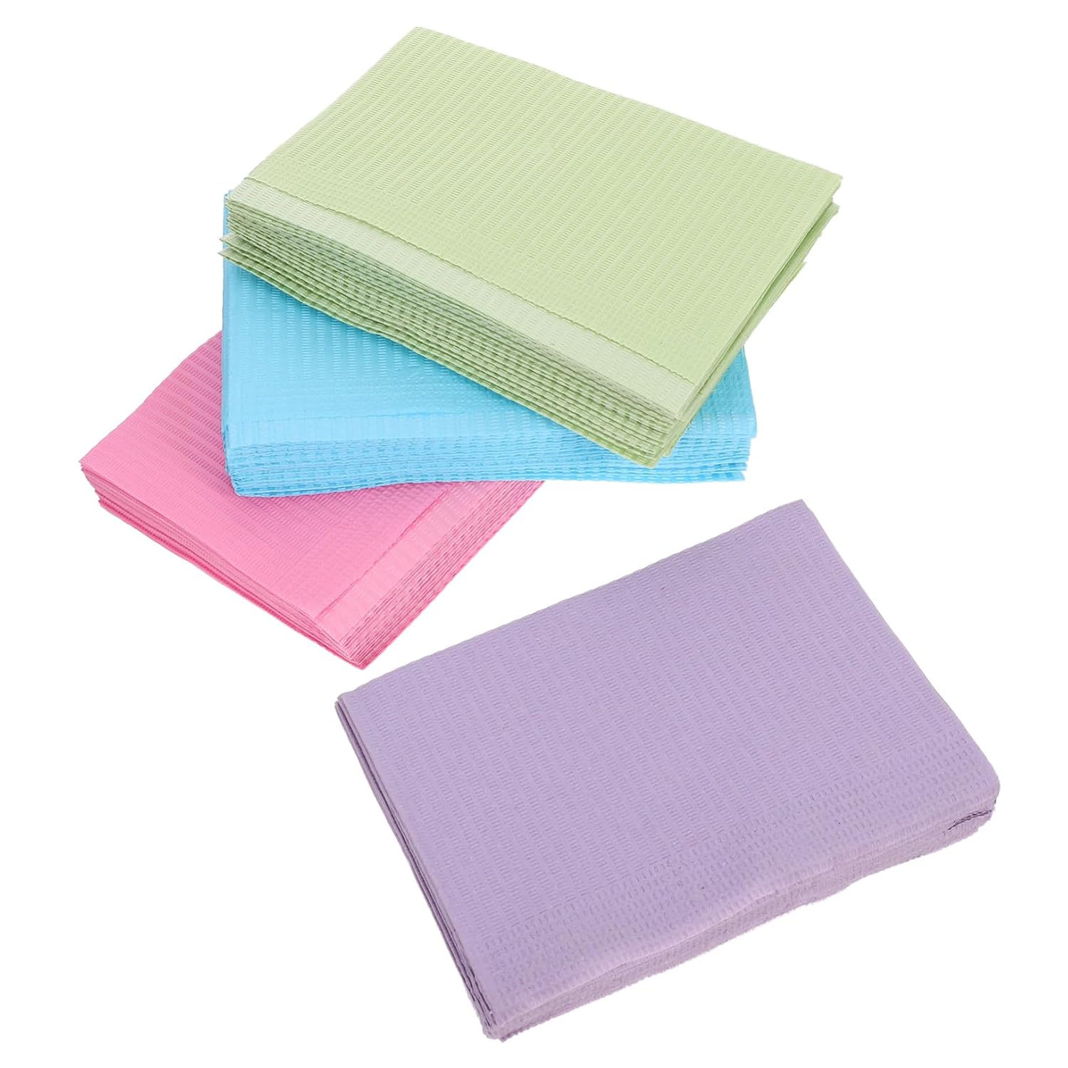 40pcs Single Use Dental Bibs Strapless Dental Bibs for Paper Scarfs Hospital