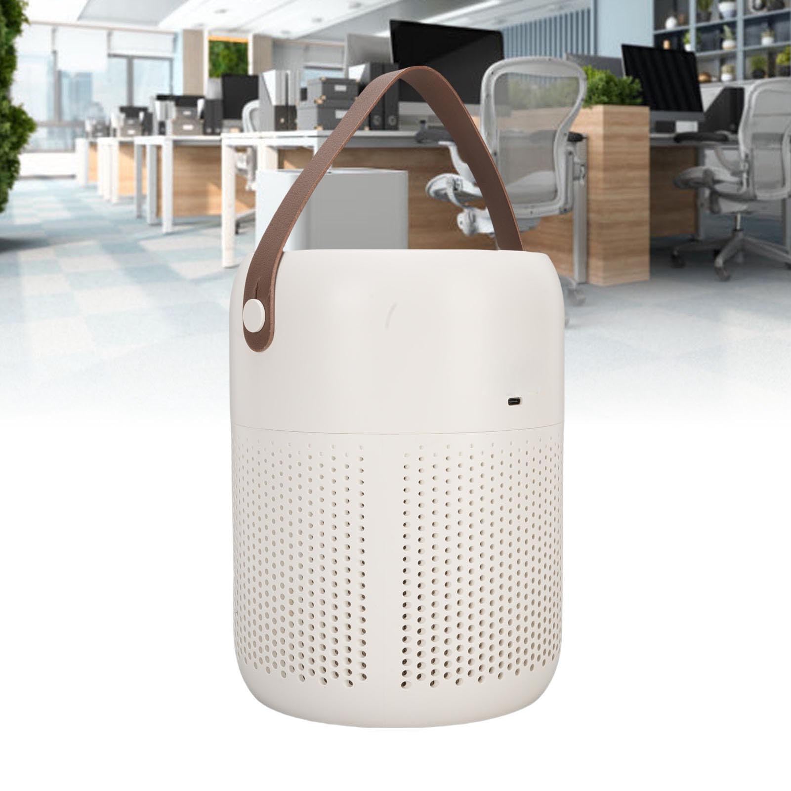 Topiky Purificatore d'aria da Tavolo a Rilascio di Ioni per Camera da Letto di Casa, Purificatore d'aria HEPA Portatile Silenzioso con Filtro PM2.5, Elimina Odori per Scrivania da Ufficio,