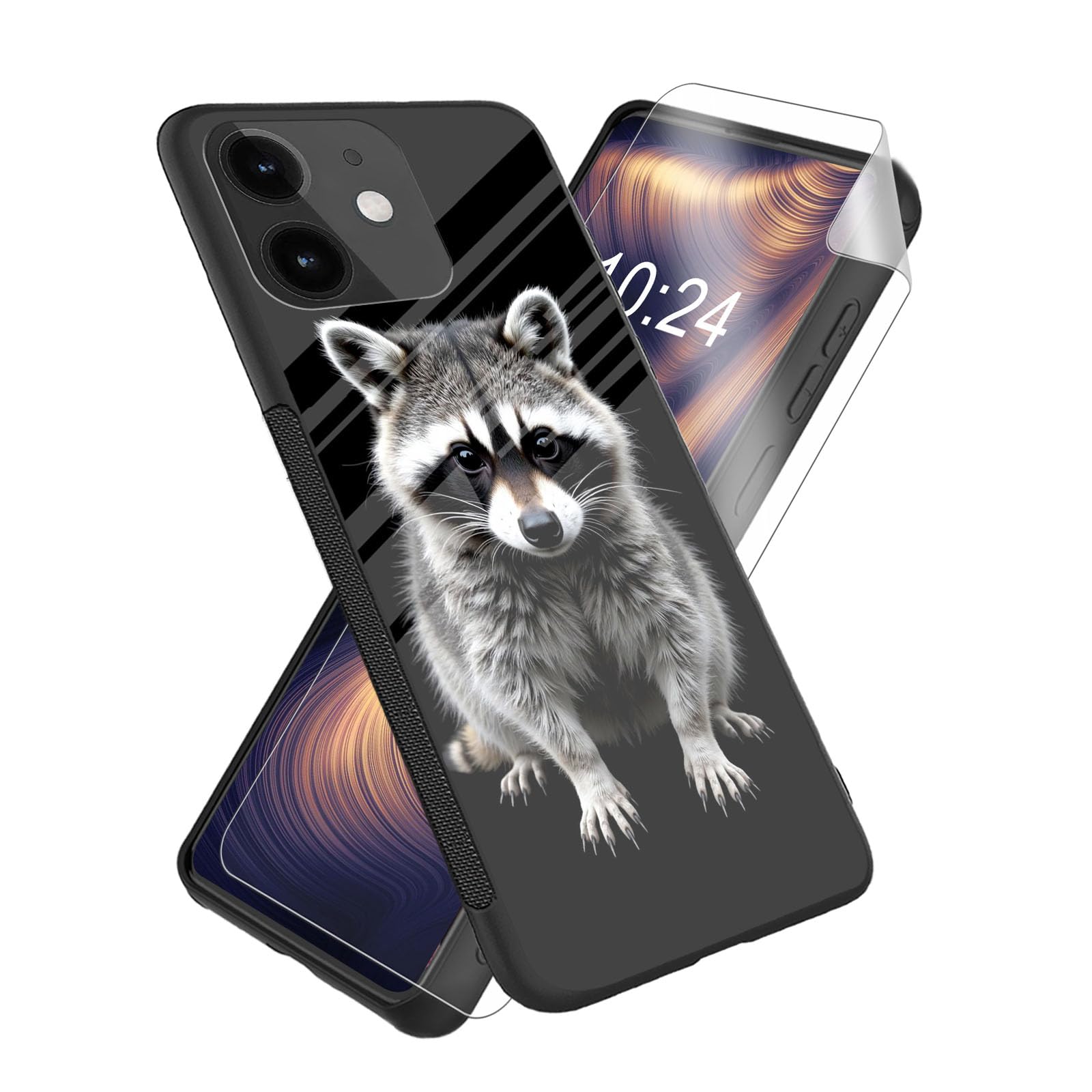 Amazon.com: ETLKJVBL for iPhone 12 Mini Case, Raccoon Portrait