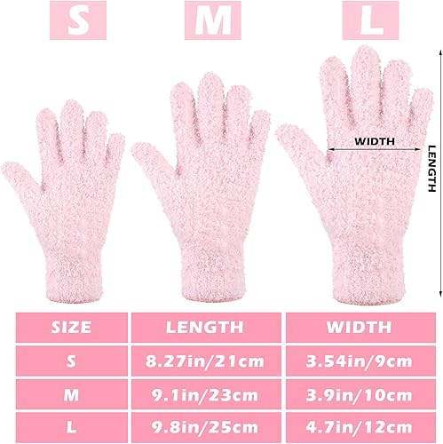 Miniatura 3 de Patelai 3 pares de guantes de microfibra lavables y reutilizables, guantes de limpieza para mujer