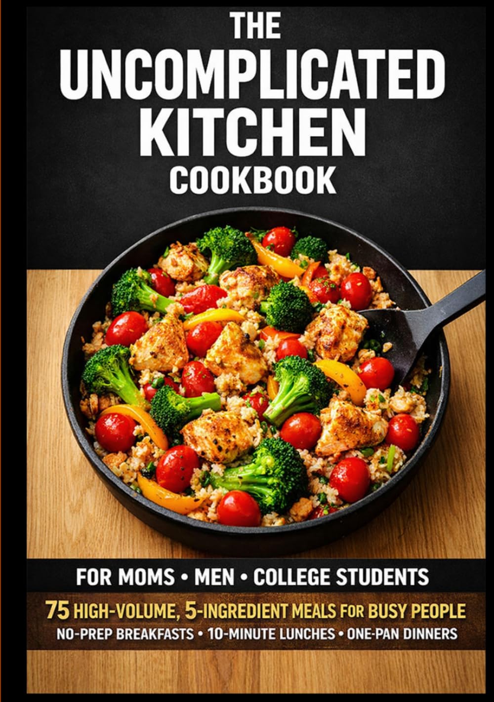 The Uncomplicated Kitchen Cookbook: 5-Ingredient Meals for Moms, Men and College Students No-Prep Breakfasts • 10-Minute Lunches • One-Pan Dinners ... recipes that have stood the test of time.)