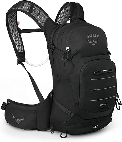 Miniatura 16 de Osprey Raven 14L Mochila de ciclismo de montaña para mujer con depósito hidráulico Deep Fig,Negro -,Marrón Magma,https://www.amazon.com/dp/undefined