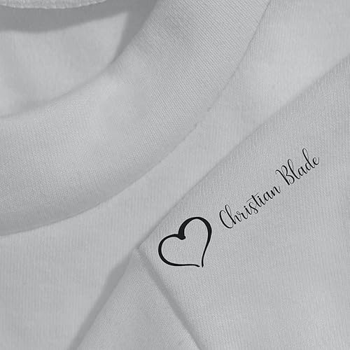 Miniatura 3 de Sello con nombre de tela de corazón, sello para ropa, diseño de corazón, personalizado, perfecto para prendas en hogares de ancianos, tamaño 916" x