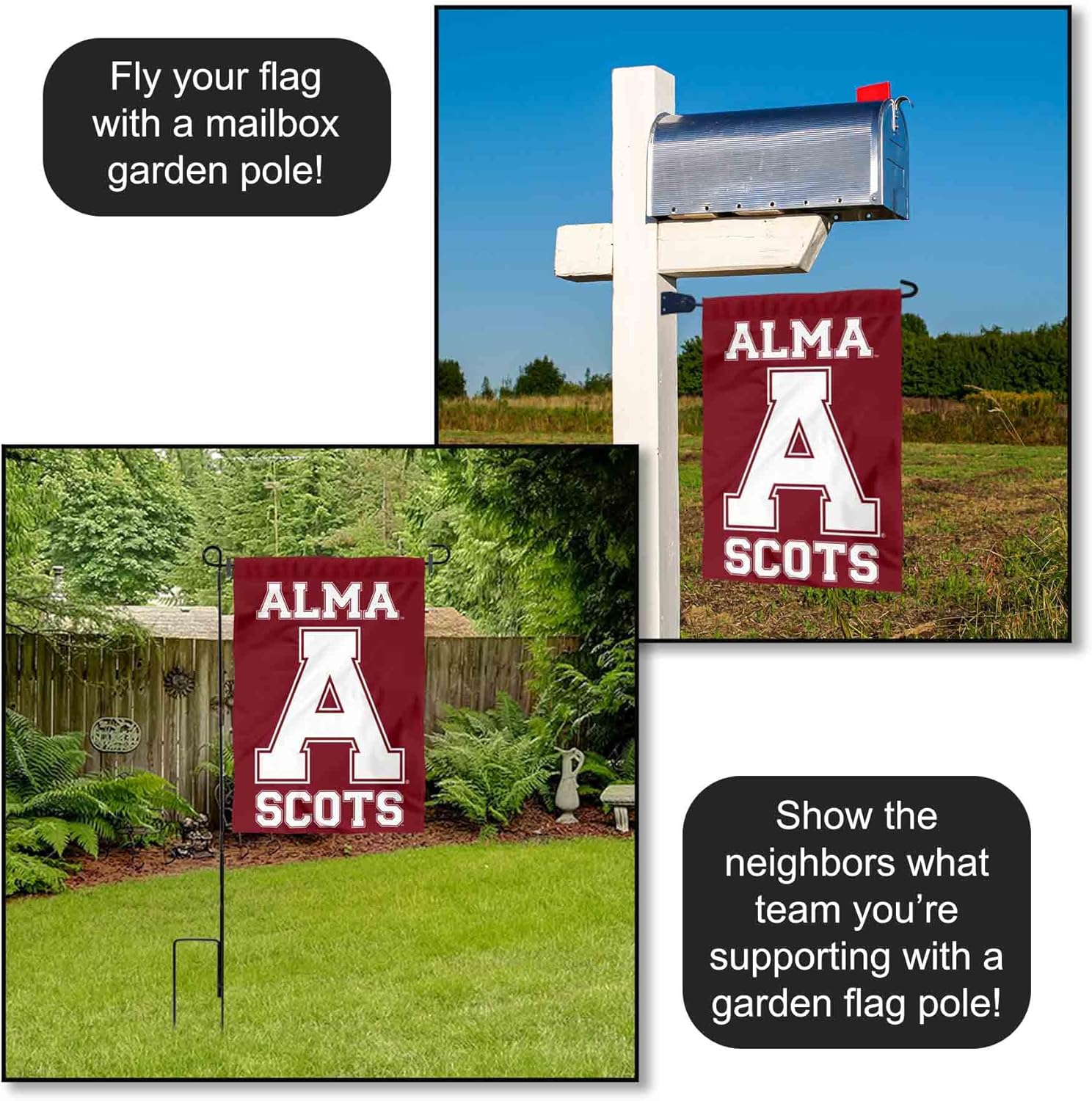 Alma College Scots Garden Flag - Image 4