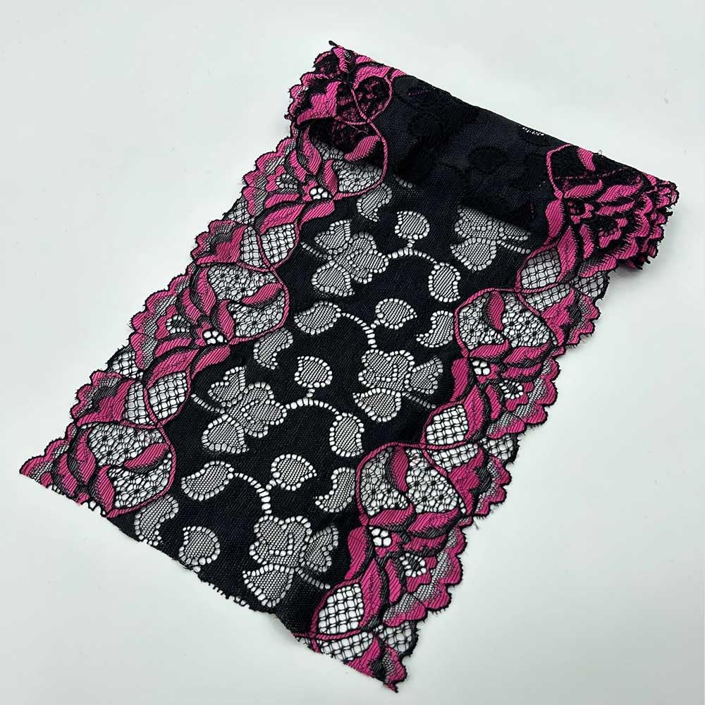 Nastro Di Pizzo Elastico Verde Menta - 10 Yard X 7,3 Pollici, Per Abbigliamento Fai Da Te - Foto 11